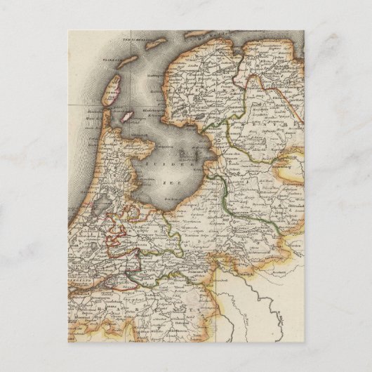  kaart van Holland (1817) (Voorkant)