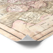 Kaart van Holland 1818 - John Pinkerton Poster (Hoek)