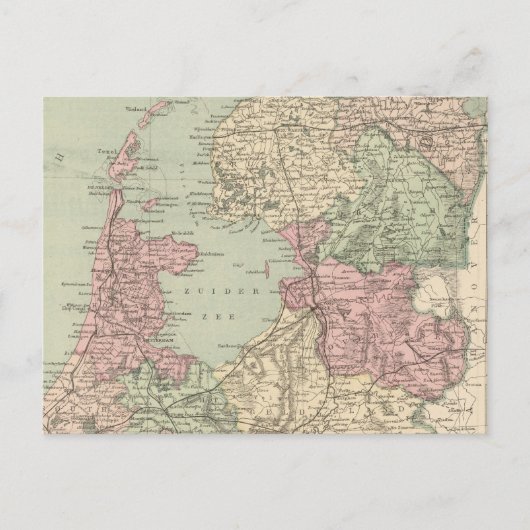 kaart van Holland (1873) (Voorkant)