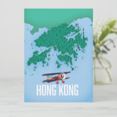 Kaart van Hong Kong (Staand voorkant)