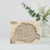  kaart van Hongarije (1817) (Staand voorkant)