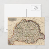  kaart van Hongarije (1817) (Voorkant / Achterkant)