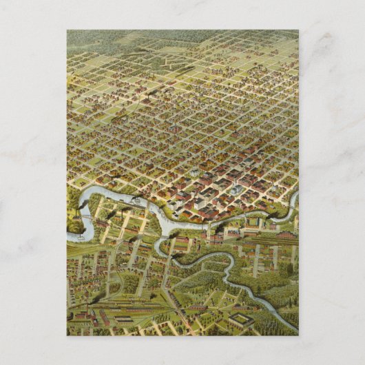  kaart van Houston Texas (1891) (Voorkant)