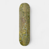  kaart van Houston Texas (1891) Skateboard (Voorkant)