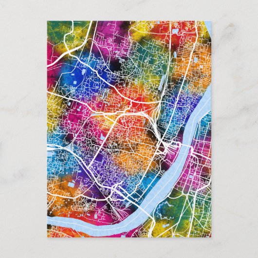 Kaart van Howrah West Bengal (Voorkant)