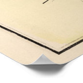  kaart van Huntington NY (1873) Poster (Hoek)