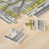  kaart van Idaho (1889) Legpuzzel (Zijkant)