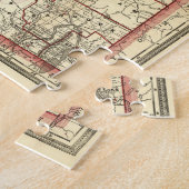  kaart van Idaho (1896) Legpuzzel (Zijkant)