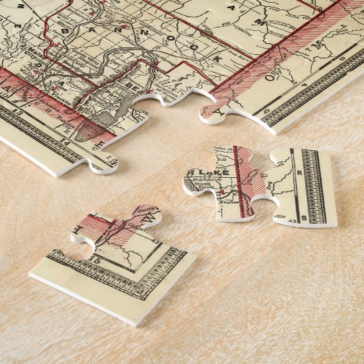  kaart van Idaho (1896) Legpuzzel (Zijkant)