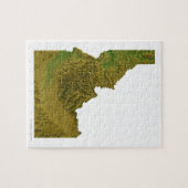 Kaart van Idaho 2 Legpuzzel (Horizontaal)