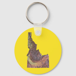 Kaart van Idaho Sleutelhanger