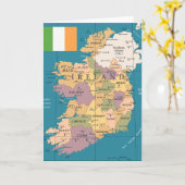 kaart van Ierland (Gele Bloem)