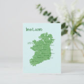 Kaart van Ierland (Staand voorkant)