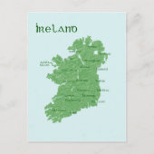 Kaart van Ierland (Voorkant)