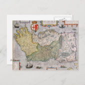 Kaart van Ierland (Voorkant / Achterkant)