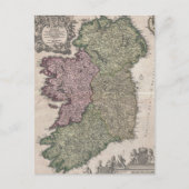  kaart van Ierland (1716) (Voorkant)