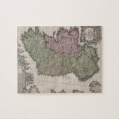  kaart van Ierland (1716) Legpuzzel (Horizontaal)