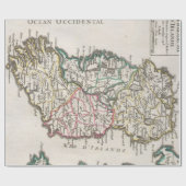 kaart van Ierland (1748) Cadeaupapier (Vlak)