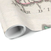 kaart van Ierland (1748) Cadeaupapier (Rol Hoek)