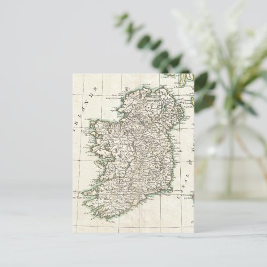  kaart van Ierland (1771) (Staand voorkant)