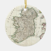  kaart van Ierland (1771) Keramisch Ornament (Voorkant)