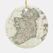  kaart van Ierland (1771) Keramisch Ornament (Achterkant)