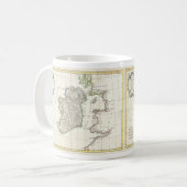  kaart van Ierland (1771) Koffiemok (Voorkant links)