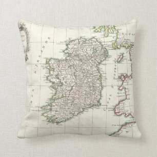  kaart van Ierland (1771) Kussen