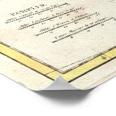  kaart van Ierland (1771) Poster (Hoek)