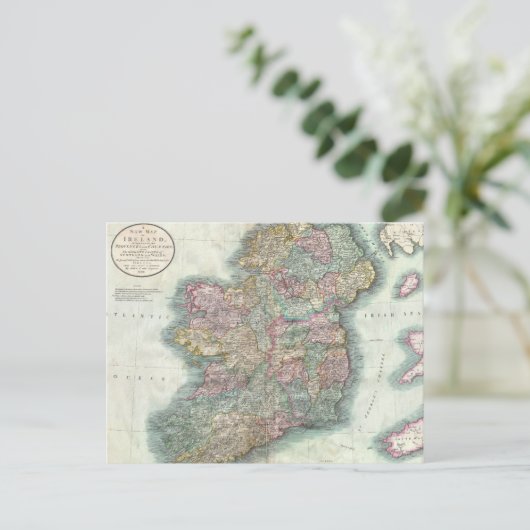  kaart van Ierland (1799) (Staand voorkant)