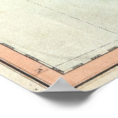  kaart van Ierland (1799) Poster (Hoek)