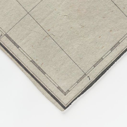  kaart van Ierland (1804) Fleece Deken (Hoek)