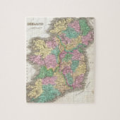  kaart van Ierland (1827) Legpuzzel (Verticaal)