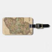  kaart van Ierland (1831) Bagagelabel (Voorkant horizontaal)