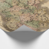  kaart van Ierland (1831) Cadeaupapier (Hoek)