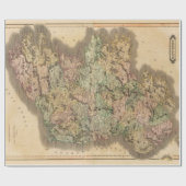  kaart van Ierland (1831) Cadeaupapier (Vlak)