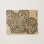 kaart van Ierland (1831) Legpuzzel (Horizontaal)