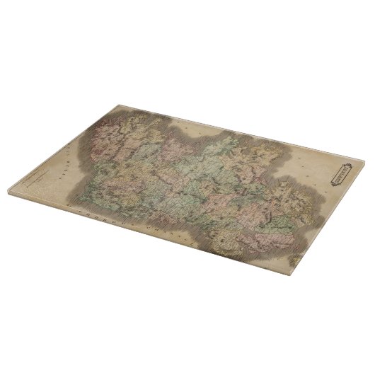  kaart van Ierland (1831) Snijplank (Hoek)