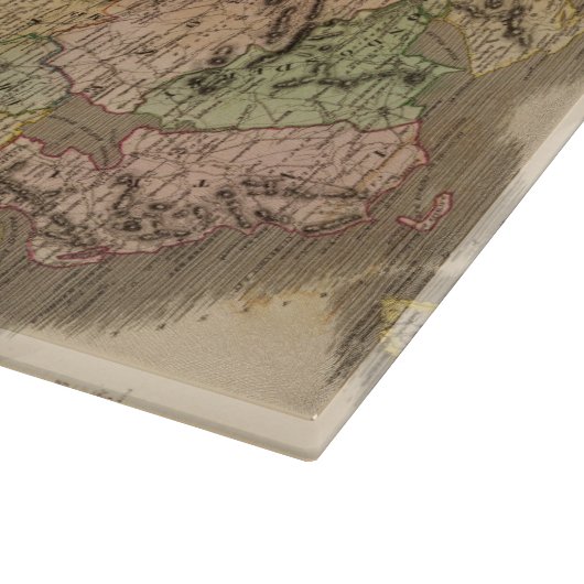  kaart van Ierland (1831) Snijplank (Hoek)