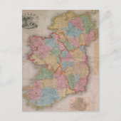  kaart van Ierland (1835) (Voorkant)