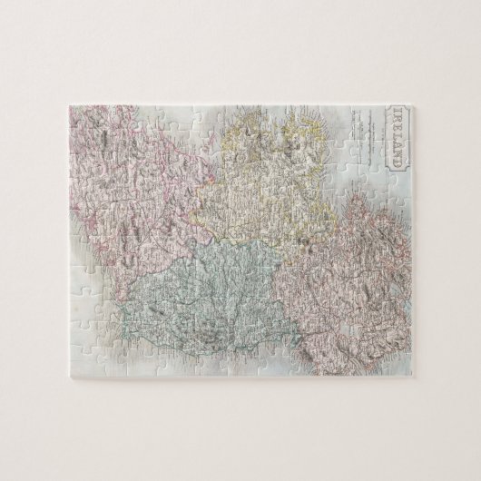  kaart van Ierland (1850) Legpuzzel (Horizontaal)