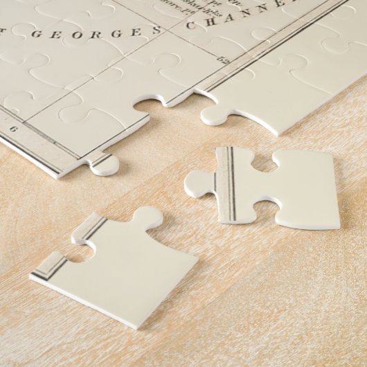 kaart van Ierland 1862 Puzzle Legpuzzel (Zijkant)