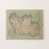  kaart van Ierland (1888) Legpuzzel (Horizontaal)