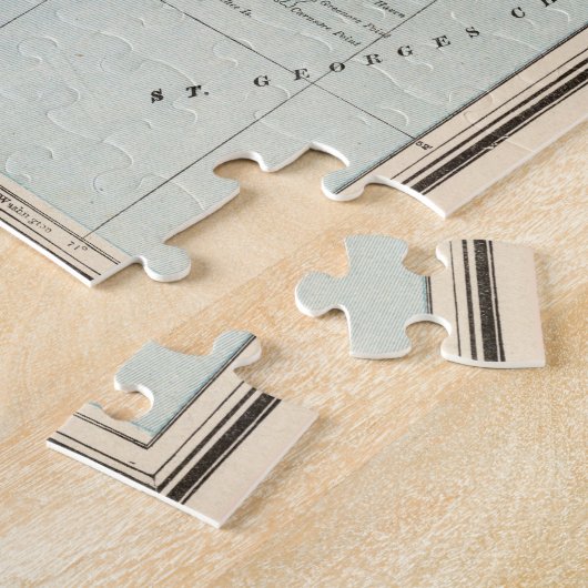  kaart van Ierland (1893) Legpuzzel (Zijkant)