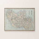 kaart van Ierland (1893) Legpuzzel (Horizontaal)