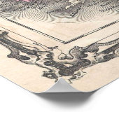  kaart van Ierland en Schotland (1862) Poster (Hoek)