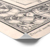  kaart van Ierland en Schotland (1864) Poster (Hoek)