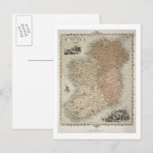 Kaart van Ierland, gepubliceerd onder c.1850 (hand (Voorkant / Achterkant)