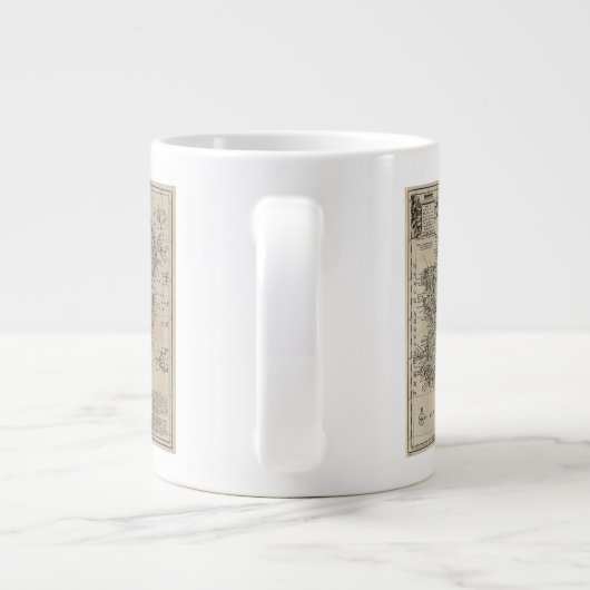 Kaart van Ierland Grote Koffiekop (Achterkant)