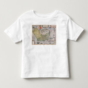 Kaart van Ierland Kinder Shirts